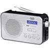 Trevi DAB 7F92 R Radio Portatile Digitale, Display Dot Matrix ad Alta Leggibilità, Orologio con 2 Sveglie Programmabili, Batteria Ricaricabile al Litio, Nero