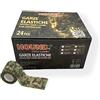 HOUND - 24PZ Bendaggi Autoadesivi Multifunzionali, Elastici per Pronto Soccorso e Sport - Perfetti per Trattamenti Medici, Fasciature Pronto Soccorso, Copri Grip per Tatuaggi - 5cm x 4.5m (JUNGLE)