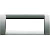 Vimar 16736.36 Idea placca Classica 6 moduli, 19.5x8.2x0.93cm, cromo