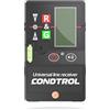 CONDTROL - Cella di ricezione multifrequenza ULR per laser a linea rossa e verde - Portata di rilevamento 100 m, IP54 - Fornita con accessori - 2 anni di garanzia