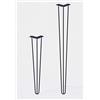 Mottez M520CBC - Set di 4 piedini per tavolo dritto, lunghezza 71 cm, colore: Bianco