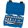Draper Expert 40197 - Set di Chiavi a Bussola, cricco- ingranaggio, 20 mm, 19 Pezzi