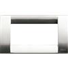Vimar 16734.34 Idea placca Classica 4 moduli, 14.5x8.2x0.93cm, nichel