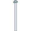 Element System, Set da 4 gambe cilindriche per tavolo, in acciaio, incl. piastra di ancoraggio, lunghezza 90 cm, diametro 60 mm, 4 colori, 11102-00061, Cromato (chrom), 91 cm
