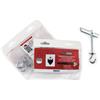 INDEX A PERFECT FIXING TASSELLI Set easykit | composto da: 2 tasselli a levetta con gancio a vite, per cartongesso, per cartongesso | M6, carico fino a 35 kg, zincato, 2 pezzi