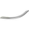 OBF-Online-Discount 72 1396 05 Grimme Basic - Maniglia per cassetto Meduna (curva) cromata lucidata, diametro 10 mm, larghezza 225 mm, manico in acciaio, distanza tra i fori 192 mm