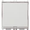 Vimar 0R14050 Plana Pulsante 1P NO 10 A 250 V~, a targhetta illuminabile, per lampada E10 10x28 mm 1 W max - 2 moduli