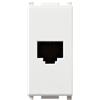 VIMAR 14320 PLANA Presa RJ11, 6 posizioni 4 contatti (6/4), con morsetti a vite, 2.23 x 4.9 x 4.31 cm, bianco