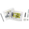 INDEX A PERFECT FIXING TASSELLI Set easykit | composto da: lavabo befestigungen SA ln08100 (zincato, premontato) + punta trapano per muratura 10 X 120, Set da pezzi