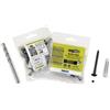 INDEX A PERFECT FIXING TASSELLI Set easykit | composto da: 4 Zone di spreizduebel (T4S Ø10, Nylon), sicurezza Vite (7,0 X 70, zincato nero), 1 trapano (10 X 120) | Confezione da