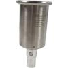 EXPRESS Bruciatore Inox Ø 50, Potenza 50 kW - Accessorio per Saldatrice - Lampada per Saldare - Fondere Metalli - Torcia per Saldare e Sigillare - Pezzi di Ricambio - EXPRESS