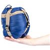 Cao - Borsa per pannolini compatta, 190 x 75 cm, 12 x 7 cm, esterno: nylon 320 D impermeabilizzato, fodera: cotone 240T, imbottitura: fibra di seta 80 g/m2, blu adulto, unisex, 200 x 80 cm