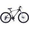Wildtrak Insync Bikes Ltd Wildtrak Daytona, Mountain Bike in Lega, Ruote da 27,5, Sette velocità, Bianco e Nero, Adulti Uomo, Black, 27.5