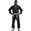 IPPONGEAR Ippon Gear Rookie, Tuta BJJ Brazilian Jiu Jitsu Unisex-Adult, Nero, One Size