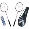 Victor, Set Badminton Vertex 9 Badminton Set Vertex 9 Set, Nero (Schwarz/Rot)