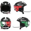Briko, HELMET Unisex adulto, SHINY BLACK-WHITE, 52