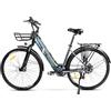 SMARTGYRO eBike Sunset Titanium, Bicicletta elettrica urbana, Freni a disco, 6 velocità Shimano, Ruote da 27,5 pollici, Batteria al litio 36V 10Ah, Motore Brushless da 250W, Autonomia fino a 60 km