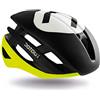 Dotout Kabrio HT Casco, Unisex - Adulto, Giallo Fluo Lucido-Nero Opaco, XS-M