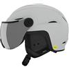 Giro Vue, Casco da Sci Uomo, Grigio Chiaro Opaco Vivido Onice, S