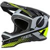 O'NEAL | Casco da Mountainbike | MTB DH | Fodera Dri-Lex®, aperture di ventilazione per il raffreddamento, guscio esterno ABS | Blade POLYACRYLITE ACE | Adulto | Nero Grigio Giallo Neon | Taglia XL