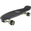 Ridge 27 Big Brother Retro Cruiser Skateboard, Nero/Verde trasparente