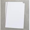 Arte & Arte 10797 Confezione da 2 - Pannello in MDF con Tela da dipingere, Legno, Bianco, 40 x 50 x 0.3