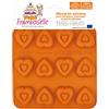 Framboiselle Stampo Candy, Silicone, Arancione, 20 x 16 x 1.5 cm