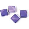 INNSPIRO Perline in madreperla quadrato lucido blu navy 30 x 30 mm. 250 g. 37 u. ca.
