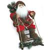 Galileo Casa 2424112 Babbo Natale con Slitta Rosso con Orso, Stoffa, Taglia Unica