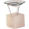 Himalaya Salt Dreams 4041678006600 Aroma Lampada Petite cubo Bianco Line, con Ciotola in Vetro, Circa 1000 g