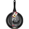 Smile Mpc-24/7/01 - Padella in alluminio pressofuso, 20 cm, rivestimento antiaderente Ilag Ultimate, fondo spesso, Pfoa Free, cucine in ceramica, elettriche, gas, induzione