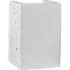 Homemania HOMBR_0248 Lampada a Parete Clock, Bianco, 10 x 9 x 15 cm
