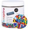 INNSPIRO Rocciaia di vetro cilindro opaco miscela 2x6mm. 250 g. ca.