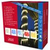 Konstsmide 3045-500 / Tubolare LED 9m / diodi colorati / 230V esterno/materiale sintetico trasparente