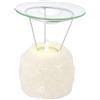 Himalaya Salt Dreams 4041678005221 Aroma Lampada Petite Rock Bianco Line, con Ciotola in Vetro, Circa 800 g