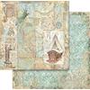 STAMPERIA INTERNATIONAL, KFT Carta lubrificante a Doppio Volto, Sleeping Beauty, Multicolore, 30.5x30.5 cm