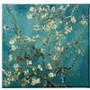 HOMEMANIA Quadro Flowers - Natura - per Soggiorno, Camera - Multicolore in Poliestere, Legno, 60 x 3 x 60 cm
