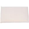 Soffim Lattice Guanciale Standard con Rivestimento Aloe Vera, 100% Poliestere con Trattamento Aloe Vera-Lastra in Schiuma di Lattice, Bianco, 42x72x12 cm