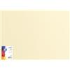 OXFORD Cartone per disegni, 50 x 70 cm, formato DIN B2, carta colorata per bricolage, 225 g/m², 25 fogli, cremoso