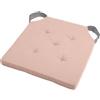 Stof Lovely Casa Duo Cuscino Velcro, Cotone, Polvere/Mouse, 38 x 38 x 4 cm