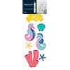 DRAEGER PARIS 1912 Draeger-Sticker Mural Hyppocampes Monde Sous marrin-Homesticker-Décoration Chambre Enfant Salle de Jeux-Moyen Format, Multicolor