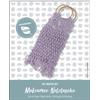 Pracht Creatives Hobby 5953-60521 Set di artigianato per la creazione di una borsa in rete macramè, set completo di cordoncino in carta riciclata viola, anelli in legno e istruzioni