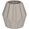 Homéa HOMEA 5VAS208VF Contenitori Ceramica, Verde Scuro, Small