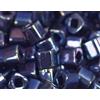 TOHO Perline giapponesi cubo metallico blu/lilla 4mm. 100 g.