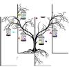 Homemania HM204PMDF129 Quadro Tree, Multicolore, 76 x 0.3 x 50 cm, 4 Pezzi