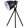 Homemania IT-1402021 Lampada da Tavolo Marla, Nero/Bianco, 25 x 21 x 43.5 cm
