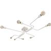 Homemania S599WHITE Lampada a Soffitto Spider, Bianco, 180 x 120 x 15 cm