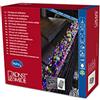 Konstsmide 3793-500 - Catena di micro-LED Cluster, con 8 funzioni, sistema di controllo e funzione memoria, 960 diodi colorati, 24 V, cavo nero