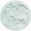 silikomart | Stampo in Silicone per Pasta di Zucchero Christmas, Stampo per Decorazioni Torta, Tema Principe, Misure 72 x 72 x 13 mm,