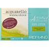 Honsell 19023141 Fabriano Artistico Acquarello Acquarello Watercolour, bianco naturale, grana grossa, 31 x 41 cm, 20 fogli da 300 g/m², di alta qualità per artisti, blocco 4 lati, bianco